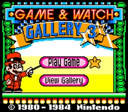 Game n Watch Gallery 3